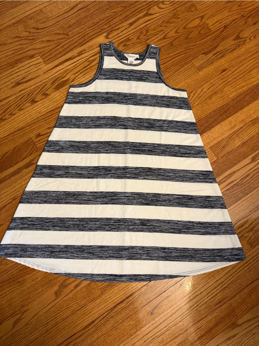 Striped Tank Swing Dress